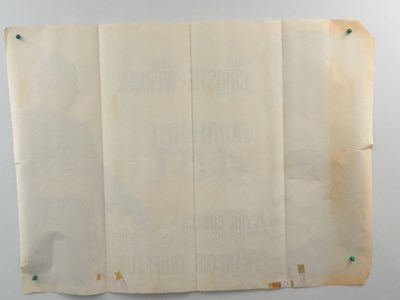 Lot 294 - FAHRENHEIT 451 (1970s re-release) UK Quad film...