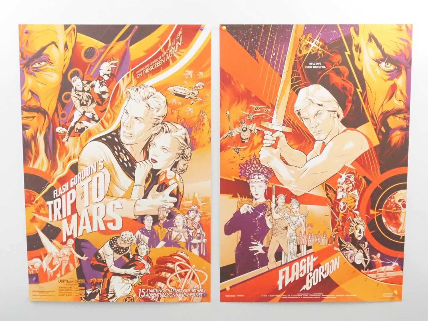 Lot 295 - FLASH GORDON (2014) - Martin Ansin - Set of...