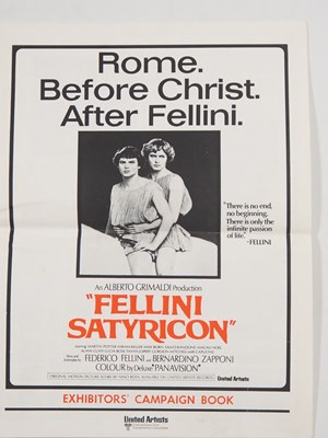 Lot 312 - SATYRICON (1969) - A UK Quad film poster, 3 x...