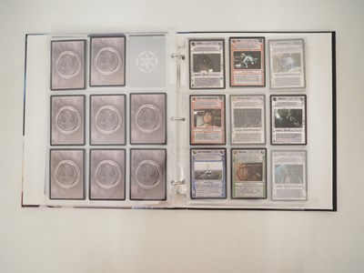 Lot 333 - STAR WARS: CCG Trading cards presented in a...