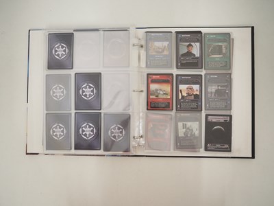 Lot 333 - STAR WARS: CCG Trading cards presented in a...