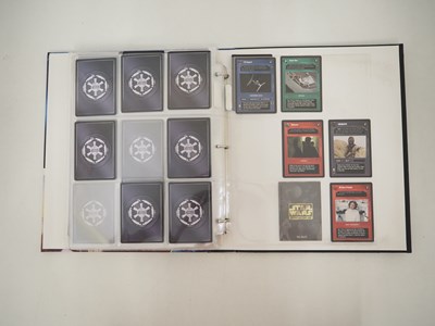 Lot 333 - STAR WARS: CCG Trading cards presented in a...