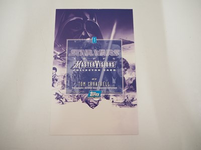 Lot 333 - STAR WARS: CCG Trading cards presented in a...
