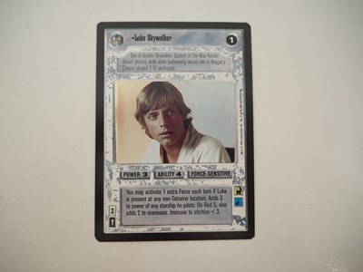 Lot 333 - STAR WARS: CCG Trading cards presented in a...