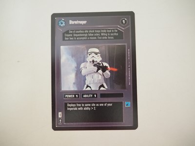 Lot 333 - STAR WARS: CCG Trading cards presented in a...