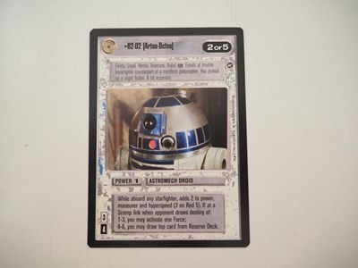 Lot 333 - STAR WARS: CCG Trading cards presented in a...