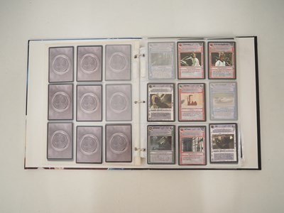 Lot 333 - STAR WARS: CCG Trading cards presented in a...