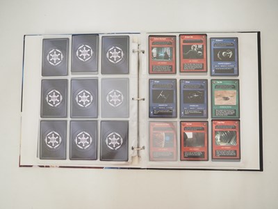 Lot 333 - STAR WARS: CCG Trading cards presented in a...