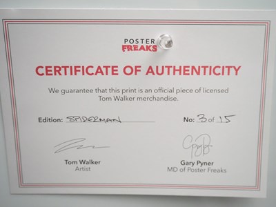 Lot 388 - MARVEL: SPIDER-MAN - Tom Walker - Hand...
