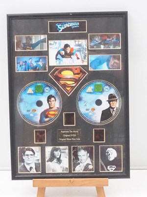 Lot 395 - SUPERMAN - THE MOVIE - framed and glazed DVD...