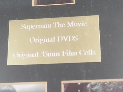 Lot 395 - SUPERMAN - THE MOVIE - framed and glazed DVD...