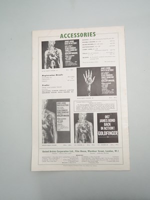 Lot 424 - JAMES BOND: GOLDFINGER (1964) - UK press...
