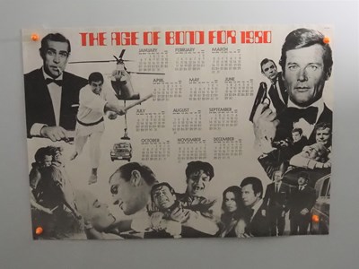 Lot 435 - JAMES BOND: THE AGE OF BOND 1980 - calendar...