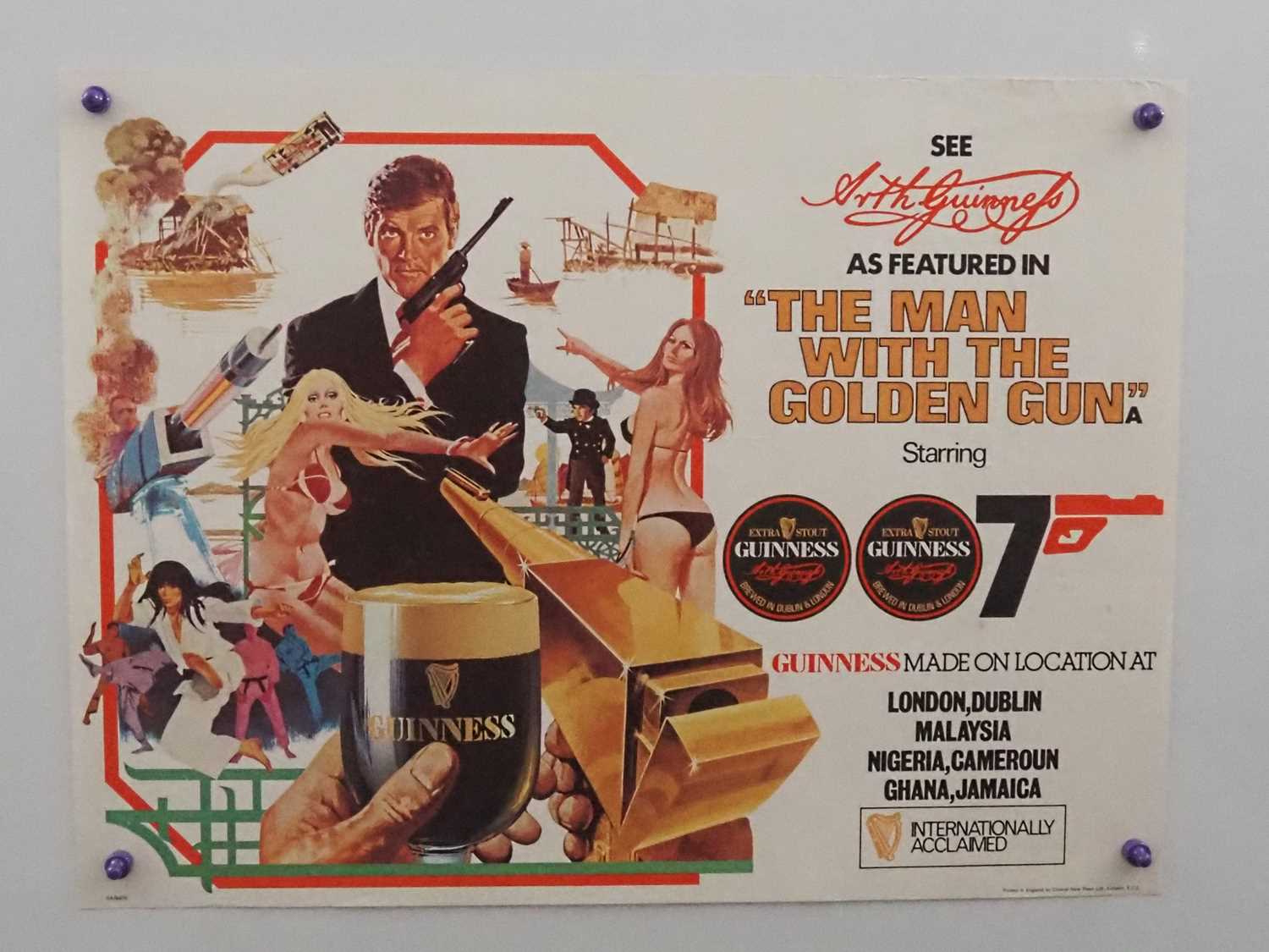 Lot 437 - JAMES BOND: THE MAN WITH THE GOLDEN GUN (1974)...