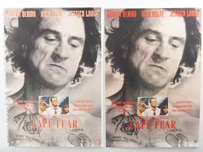 Lot 455 - CAPE FEAR (1991) - Two Style B one sheet film...