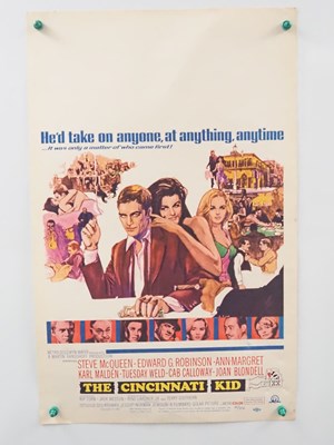 Lot 476 - THE CINCINNATI KID (1965) - Bob Peak artwork...