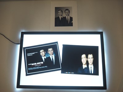 Lot 479 - THE KRAYS (1990) - Full colour art and poster...