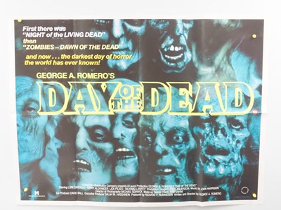 Lot 492 - DAY OF THE DEAD (1985) - UK Quad Film Poster -...