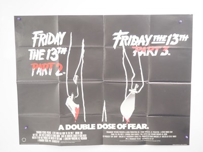 Lot 495 - FRIDAY THE 13TH PART 2 / PART 3 (1983) - UK...