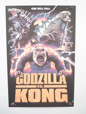 Lot 496 - GODZILLA vs KONG - Tom Walker - Hand Numbered -...