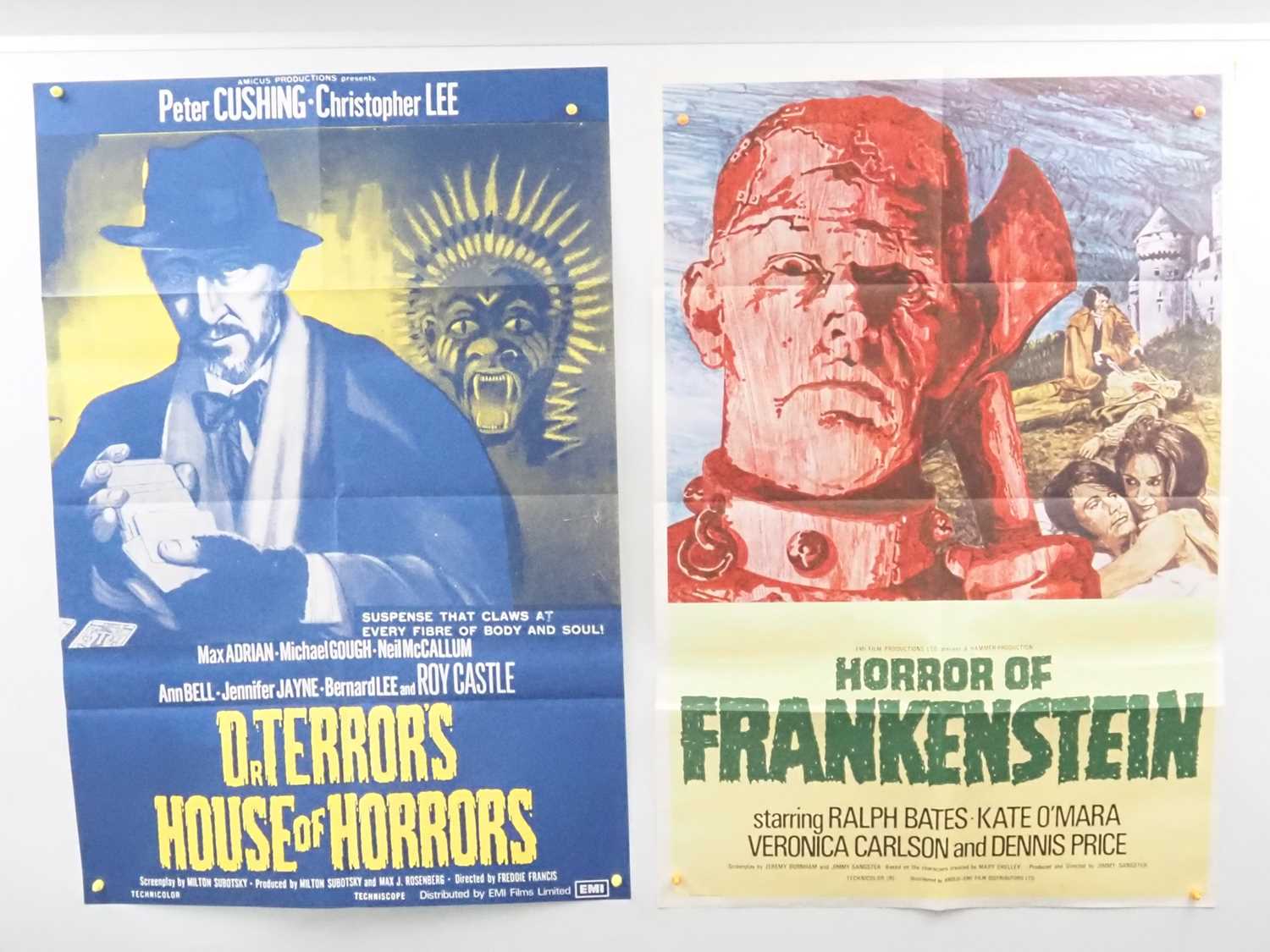 Lot 500 - HORROR OF FRANKENSTEIN (1970) and DR TERROR'S...