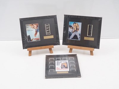 Lot 501 - HORROR: A group of framed film cels comprising:...