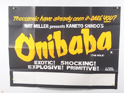 Lot 510 - ONIBABA (1964) - A UK Quad film poster...