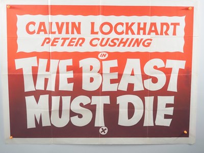 Lot 518 - THE BEAST MUST DIE (1974) UK Quad film poster