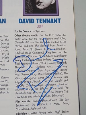 Lot 528 - A group of 38 signed theatre programmes, most...