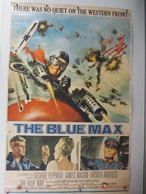 Lot 551 - THE BLUE MAX (1966) US 60x40 - rolled - repairs