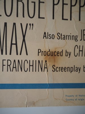 Lot 551 - THE BLUE MAX (1966) US 60x40 - rolled - repairs