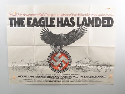 Lot 552 - THE EAGLE HAS LANDED (1977) UK Quad film...