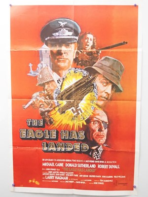 Lot 553 - THE EAGLE HAS LANDED (1977) US one sheet, one...