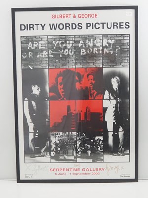 Lot 567 - GILBERT AND GEORGE 'SERPENTINE GALLERY' poster...