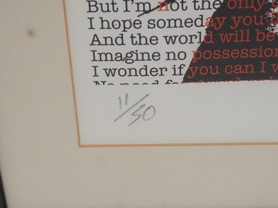 Lot 570 - JOHN LENNON - Pete O'Neil - Limited edition...