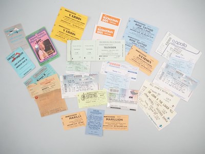 Lot 572 - A book of unsold concert tickets for 26th May...