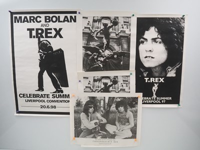 Lot 573 - A group of assorted T-REX fan club posters -...