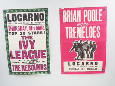 Lot 576 - A pair of 1965 concert posters for BRIAN POOLE...