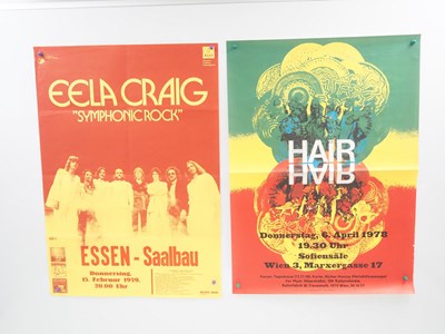 Lot 577 - A pair of A1 (82 x 59.5cm) music posters...