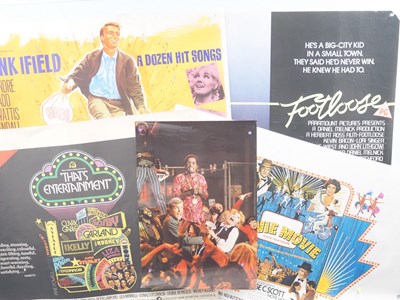 Lot 582 - A selection of music related UK Quad film...