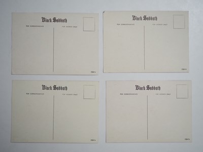 Lot 588 - BLACK SABBATH (1970s) A set of 4 postcards...