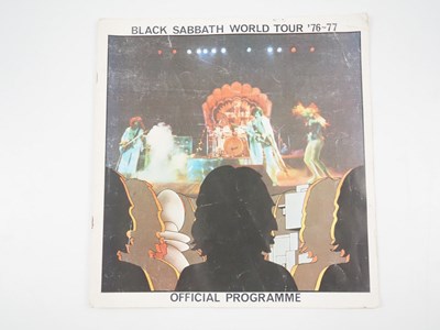 Lot 589 - BLACK SABBATH (1976) Tour programme