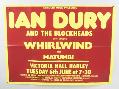 Lot 611 - IAN DURY AND THE BLOCKHEADS (1978) - concert...