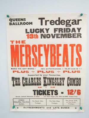 Lot 629 - MERSEYBEATS 1967 Tredegar concert poster - rolled