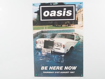 Lot 636 - OASIS 'Be Here Now' album promotional poster -...