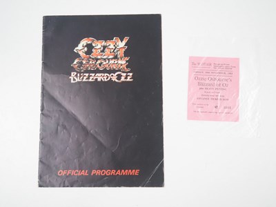 Lot 638 - OZZY OSBOURNE (1980) 'Blizzard of Oz' tour...