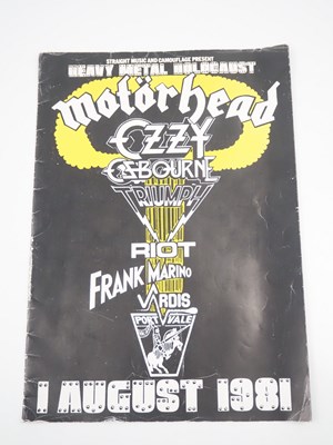 Lot 640 - OZZY OSBOURNE (1981) 'Heavy Metal Holocaust'...
