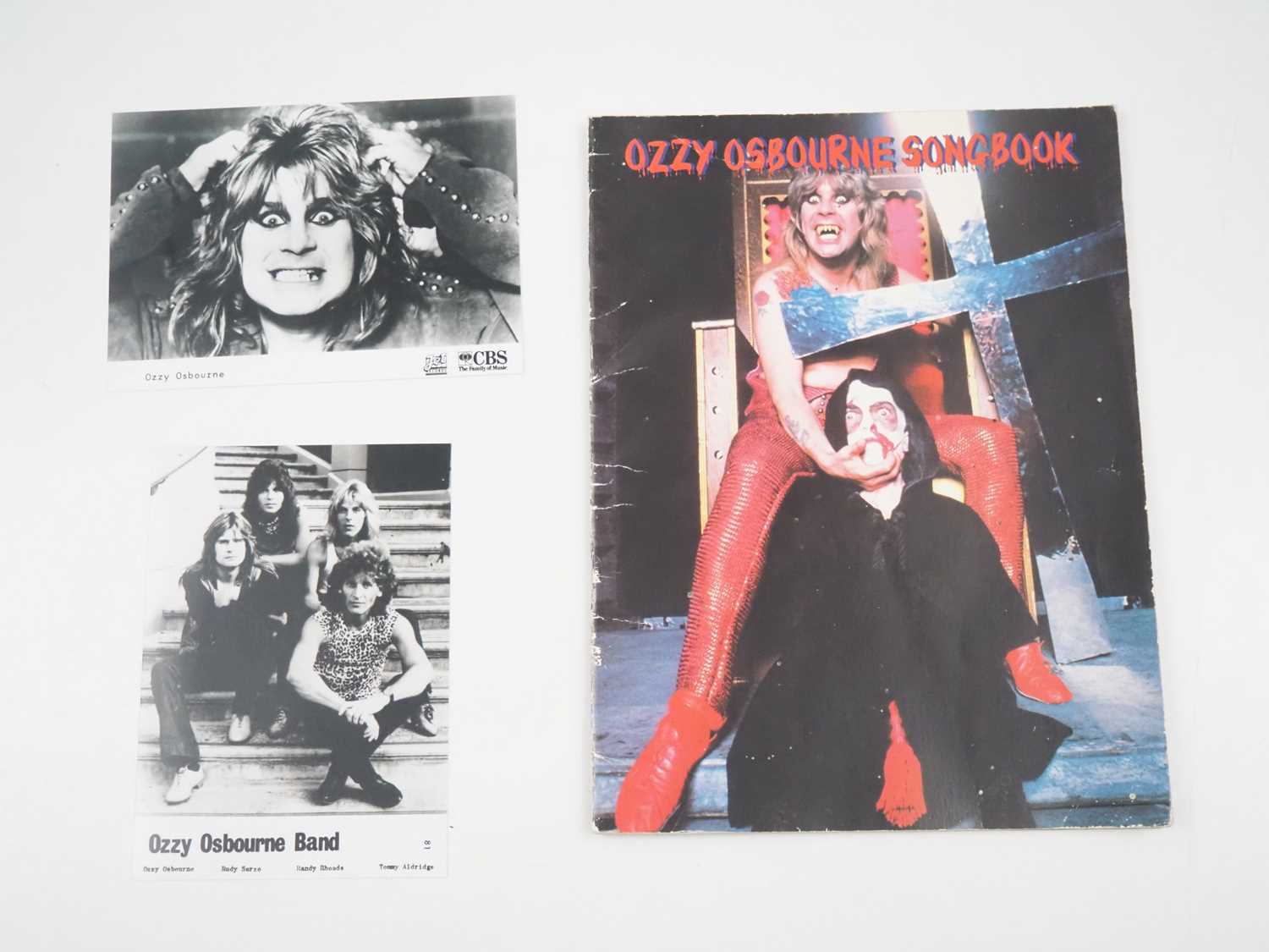 Lot 641 - OZZY OSBOURNE (1981) 'Ozzy' song book...
