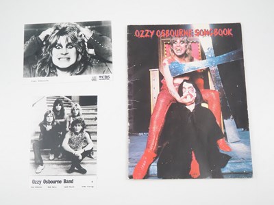 Lot 641 - OZZY OSBOURNE (1981) 'Ozzy' song book...