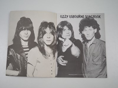 Lot 641 - OZZY OSBOURNE (1981) 'Ozzy' song book...